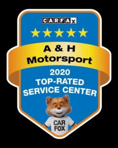 Carfax a& h motorsport 2020 top rated service center